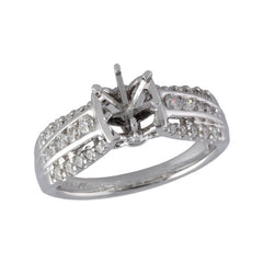 14KT Gold Semi-Mount Engagement Ring