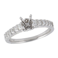 14KT Gold Semi-Mount Engagement Ring