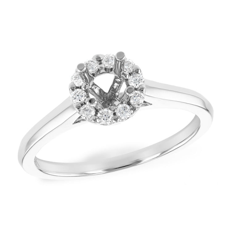 14KT Gold Semi-Mount Engagement Ring