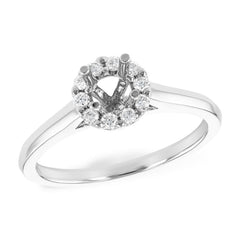 14KT Gold Semi-Mount Engagement Ring