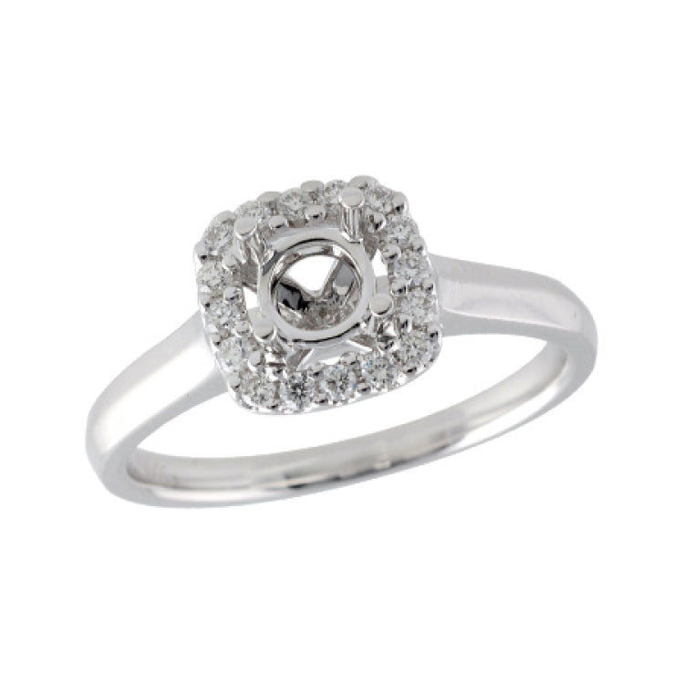 14KT Gold Semi-Mount Engagement Ring