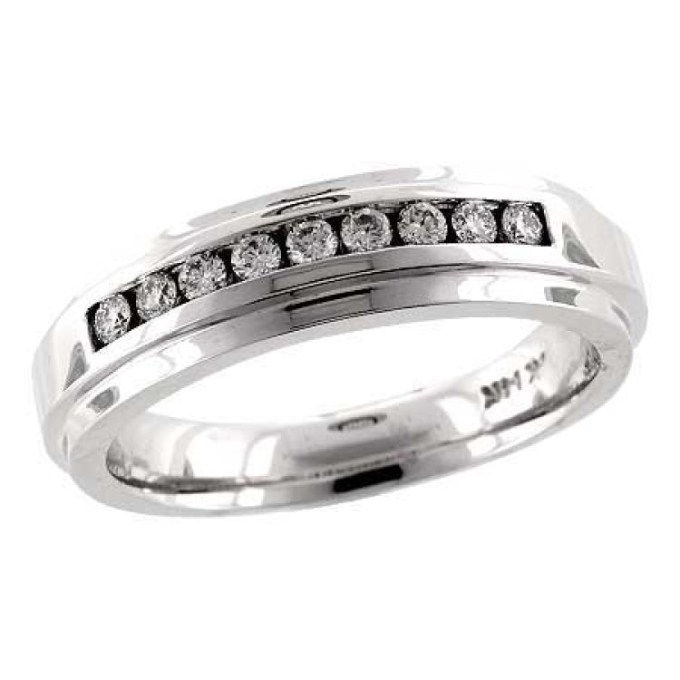 14KT Gold Mens Wedding Ring