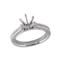 14KT Gold Semi-Mount Engagement Ring