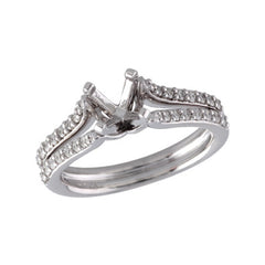 14KT Gold Semi-Mount Engagement Ring