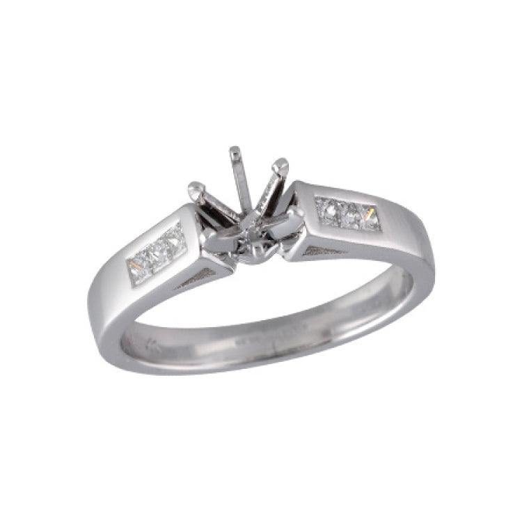 14KT Gold Semi-Mount Engagement Ring