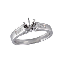 14KT Gold Semi-Mount Engagement Ring